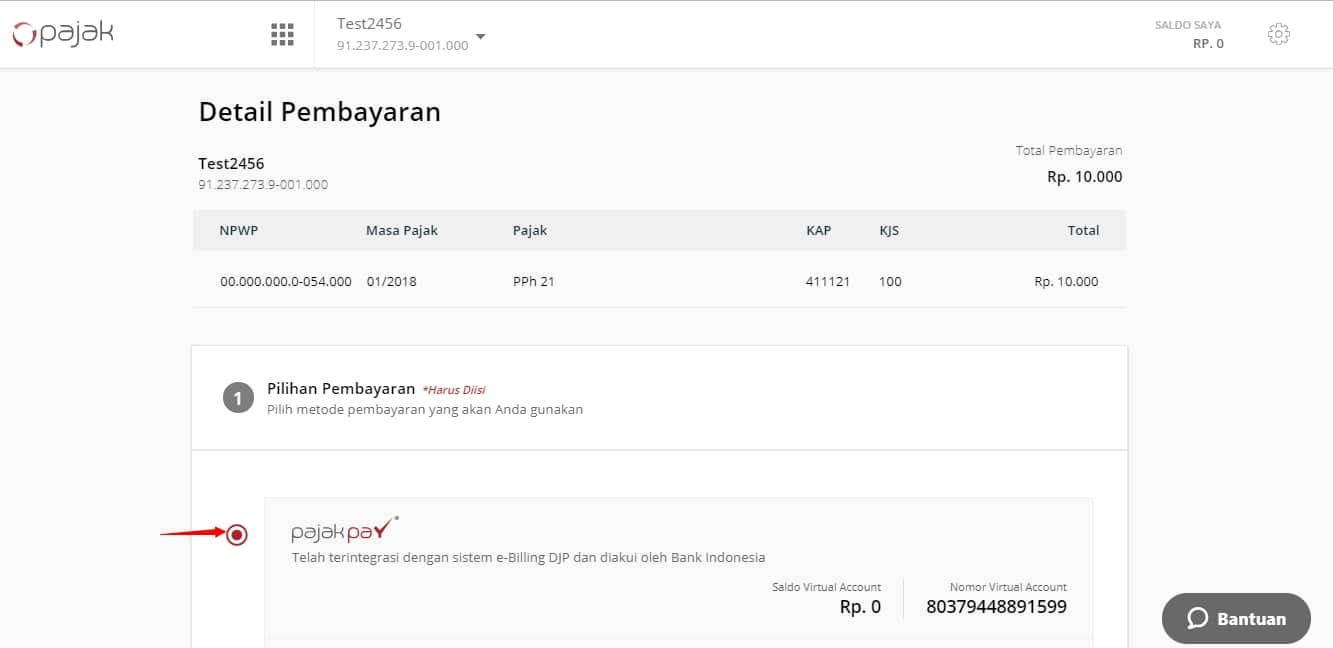bayar pajak