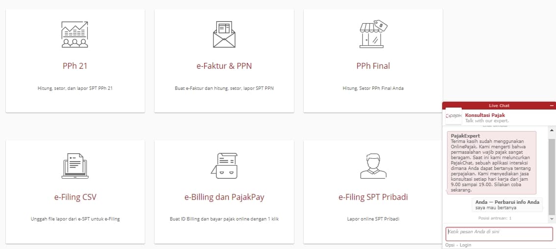 konsultasi pajak online onlinepajak